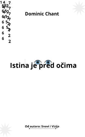 Istina je pred očima Istraživanje skrivene istine.